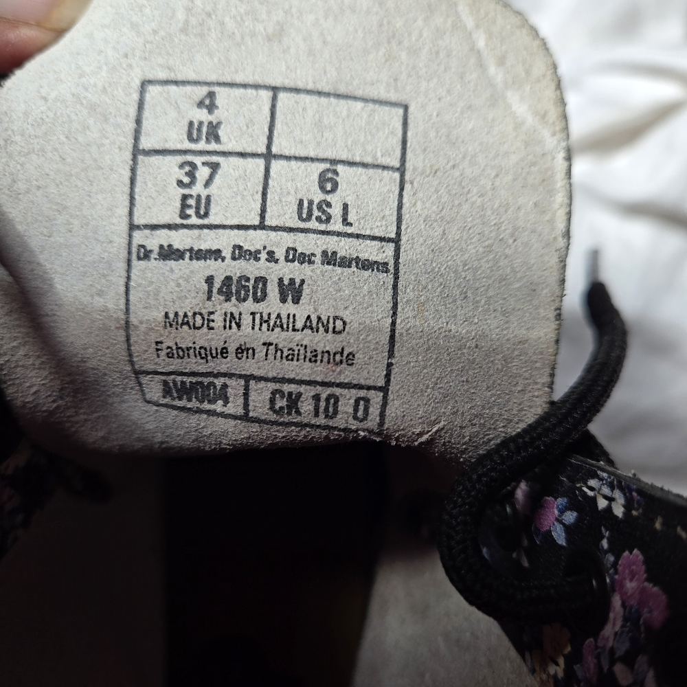 Dr. Marten's Womens Floral Boots - Picture 2 of 10